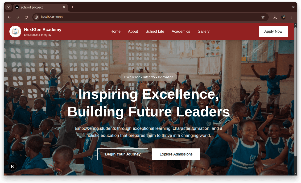 School website